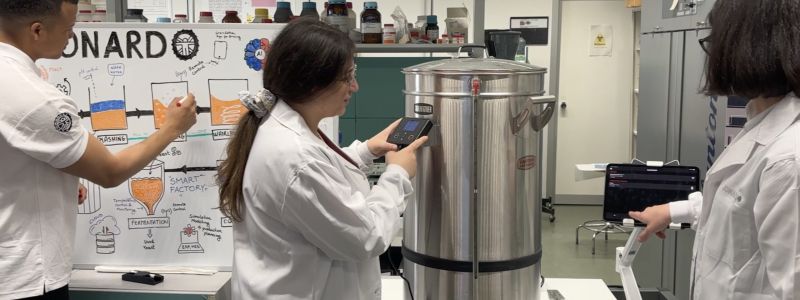 Unical, il microbirrificio digitale usa IA e realtà aumentata