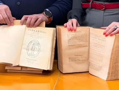 Libri rari di Telesio e Campanella alla Camera di Commercio di Cosenza