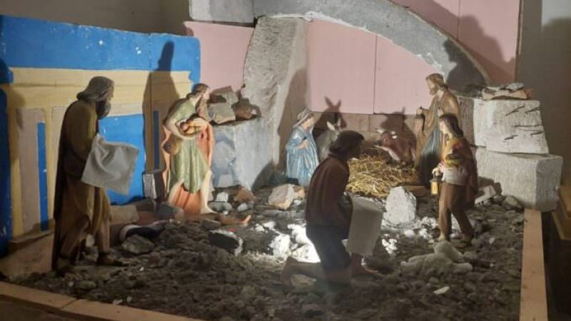 presepe macerie decollatura 11af696d - A Decollatura il monito del presepe fatto di macerie - 1 A Decollatura il monito del presepe fatto di macerie