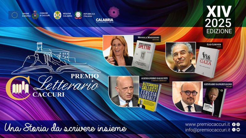 Premio Caccuri 2025, in finale quattro saggi per capire il presente