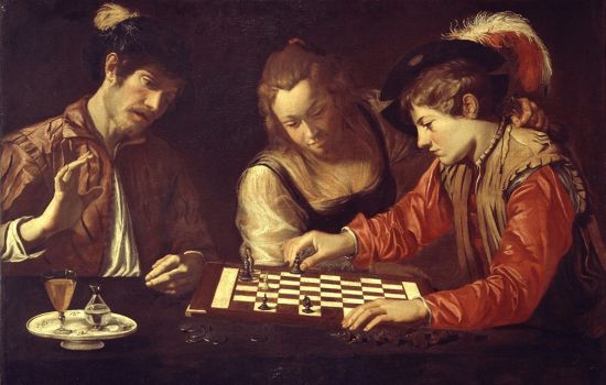 Scacchi Pittore caravaggesco Giocatori di Scacchi XVII sec 1 1517cd0a - Meraviglie di Calabria - 1