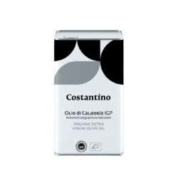 Olio extra vergine d’oliva bio di Calabria IGP Lattina da lt 3 (Confezione 2 pz) – Costantino