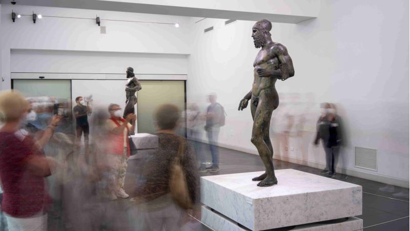 Bronzi Riace museo Reggio FedericoNeri7571 11zon scaled 1 206f7eab - Il Museo di Reggio Calabria tra i luoghi della cultura più visitati - 1 Il Museo di Reggio Calabria tra i luoghi della cultura più visitati