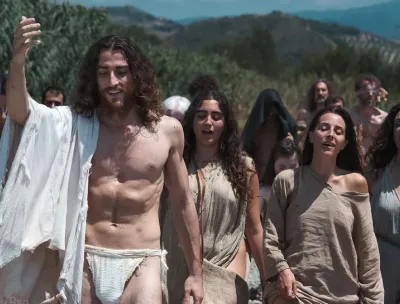 Cleto in prima fila al cinema per rivedersi ne Il Vangelo di Giuda