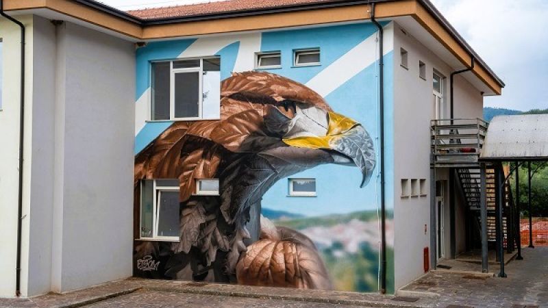 Ylberi, a Santa Sofia d’Epiro le opere degli street artists Etsom e Taxis