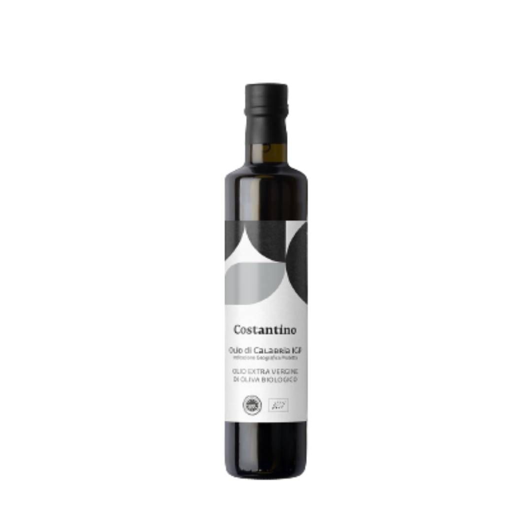 Acquista online Olio extra vergine d’oliva bio di Calabria IGP Lattina da lt 0,5 (Confezione 6 pz) – Costantino