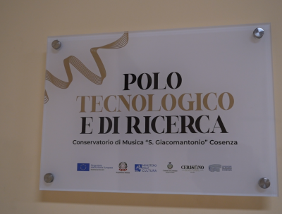 Cerisano inaugura il Polo Tecnologico e di Ricerca per la Musica e l’Audiovisivo