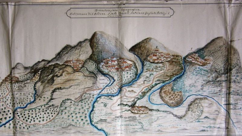 cartina davoli e1708712855785 621bd7b7 - Archivio di Stato di Catanzaro, una macchina del tempo per scrutare la storia calabrese - 1 Archivio di Stato di Catanzaro, una macchina del tempo per scrutare la storia calabrese