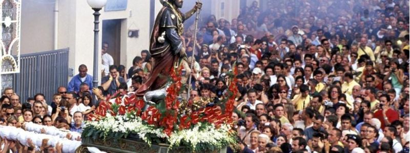 La festa di San Rocco a Palmi, la fede e le spine per il santo più amato