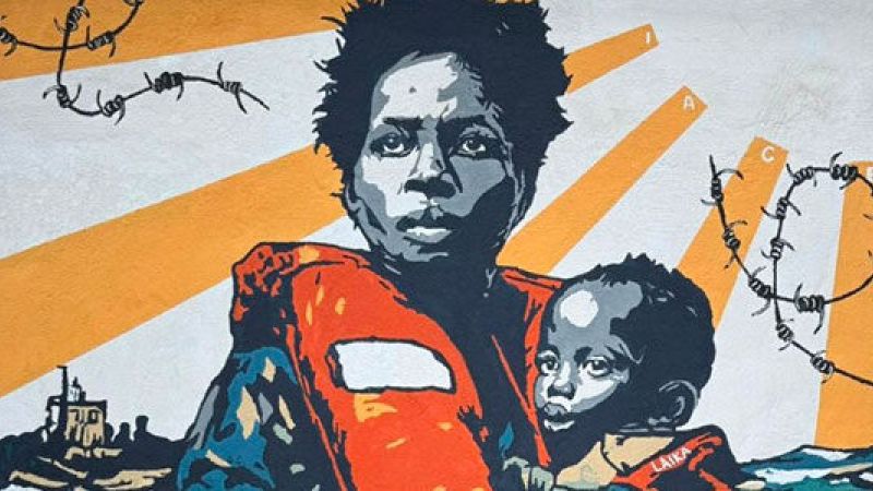 murales lucano laika e1754371947356 7e23ee03 - Riace, un nuovo murales dell'artista Laika - 1 Riace, un nuovo murales dell’artista Laika