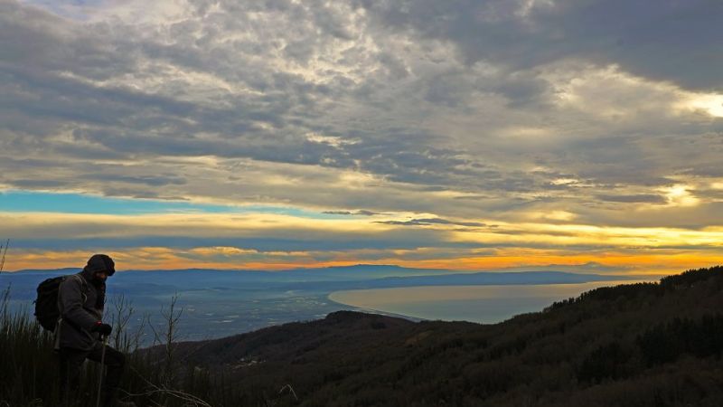 Tramonto sul Tirreno da Monte Faggio. Ph Saverio Guzzi 87089908 - Dorsale Reventino-Mancuso, appello alla Regione perché sia area protetta - 1 Dorsale Reventino-Mancuso, appello alla Regione perché sia area protetta