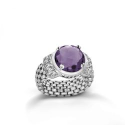 Anello Maglia Morbida con Cristallo – Michele Affidato