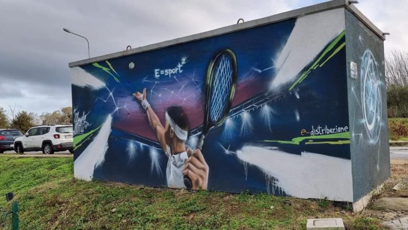 muralescabina n a594c79f - La creatività che rigenera anche l'energia: a Girifalco la street art di E=sport² - 1 La creatività che rigenera anche l’energia: a Girifalco la street art di E=sport²