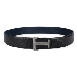 Cintura Fibbia T DOUBLE Blu / Nero – Talarico Cravatte