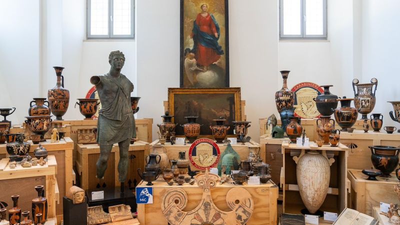 Arte salvata Catabinieri Tpc reperti recuperati USA b806c0d0 - Roma, al Museo dell’Arte Salvata anche molti reperti calabresi - 1 Roma, al Museo dell’Arte Salvata anche molti reperti calabresi