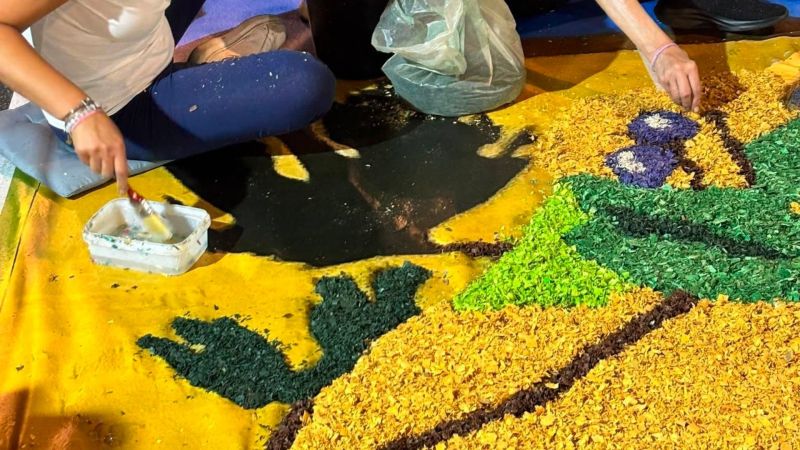 Si chiude a Taurianova la magnifica Infiorata omaggio al Made in Italy