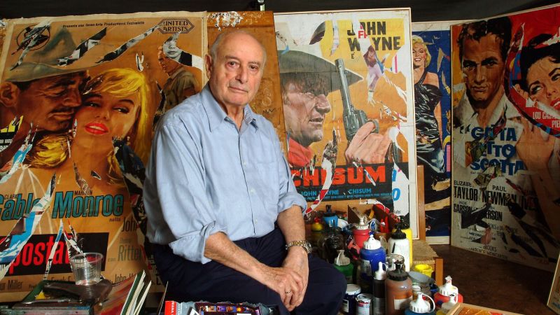 the painter mimmo rotella in his studio is seated on a news photo 1643628451 scaled e1704211727957 b953407c - L'Accademia di Belle Arti di Catanzaro intitolata a Mimmo Rotella - 1 L’Accademia di Belle Arti di Catanzaro intitolata a Mimmo Rotella