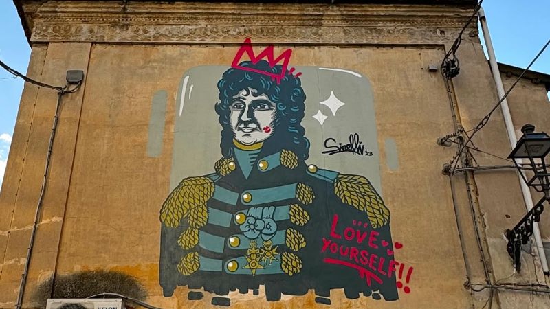 muratdue bf0c3848 - Quel Gioacchino Murat di Massimo Sirelli: la storia nella creatività di un murales - 1 Quel Gioacchino Murat di Massimo Sirelli: la storia nella creatività di un murales