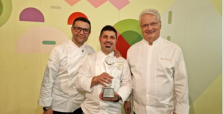 Damiano e Valentino Rizzo con Iginio Massari