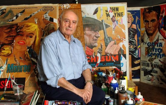 the painter mimmo rotella in his studio is seated on a news photo 1643628451 scaled e1704211727957 cc71331e - Meraviglie di Calabria - 13