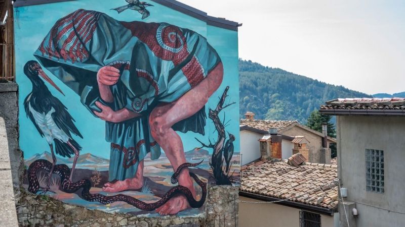 San Giovanni in Fiore, “Coschino Art” trasforma un quartiere in un museo a cielo aperto