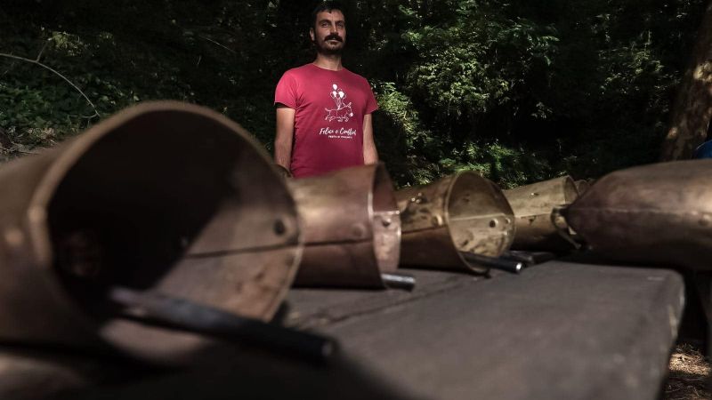 Christian Ferlaino studio sui campanacci e3cfda4d - L'Europa riconosce l'innovazione musicale che nasce dalla Calabria - 1 L’Europa riconosce l’innovazione musicale che nasce dalla Calabria