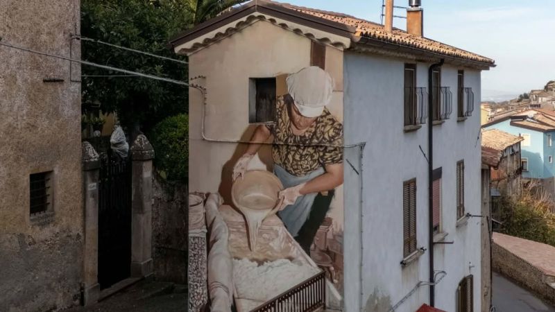 A Mendicino i nuovi murales di Gulìa Urbana per il progetto M.U.S.A.
