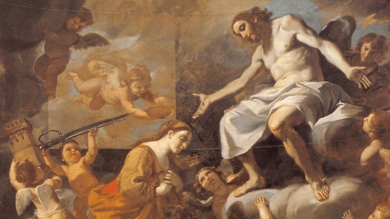 Mattia Preti Patrocinio di Santa Barbara Taverna ritaglio f8a86571 - A Taverna il restauro de “Il Patrocinio di Santa Barbara” di Mattia Preti - 1 A Taverna il restauro de “Il Patrocinio di Santa Barbara” di Mattia Preti