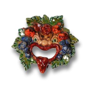 Maschera apotropaica realizzata a mano - Ceramica di Seminara