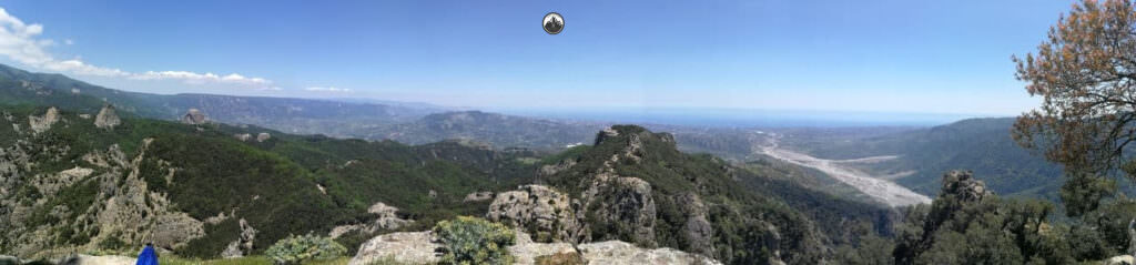 panorama pietra castello - La leggenda della principessina Gestrina di Pietra Castello - 3 panorama pietra castello - Meraviglie di Calabria - 2