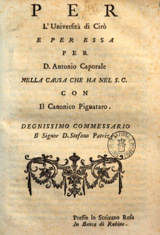 Biblioteca Nazionale di Napoli - Meraviglie di Calabria - 4