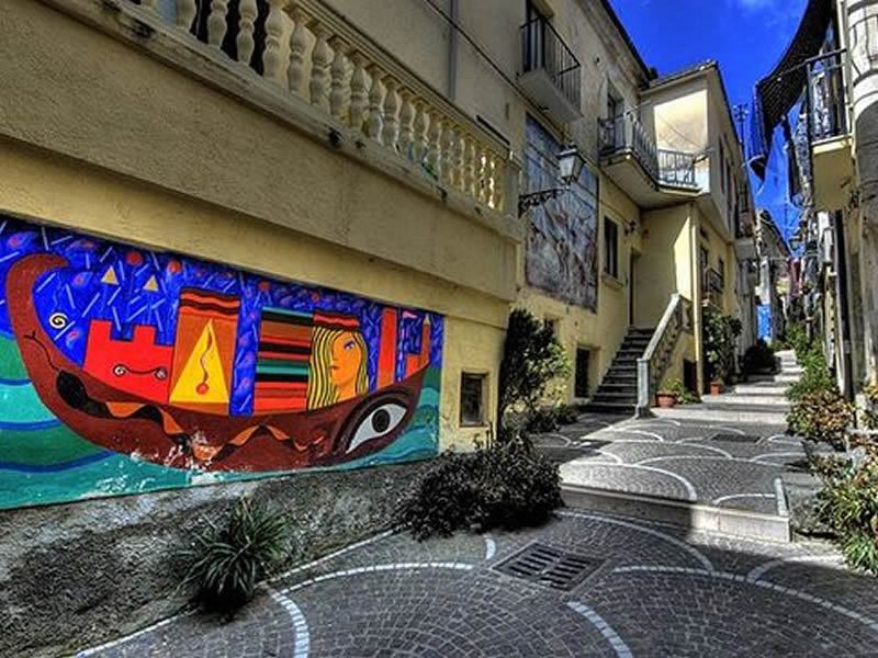 Murales 5 - Diamante bandiera blu, ma terra di arte e di peperoncino - 5 Murales 5 - Meraviglie di Calabria - 4