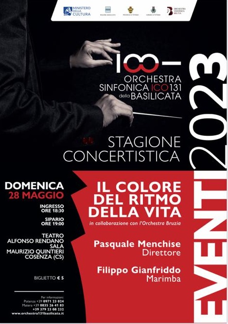 locandina concerto Orchestra 131 Basilicata - Gli appuntamenti del weekend in Calabria - 11 locandina concerto Orchestra 131 Basilicata - Meraviglie di Calabria - 10