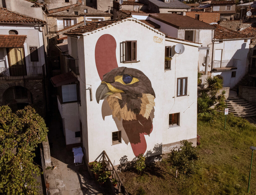 etsom falco pellegrino - L'arte di Etsom a Conflenti ed in Calabria - 9 etsom falco pellegrino - Meraviglie di Calabria - 8