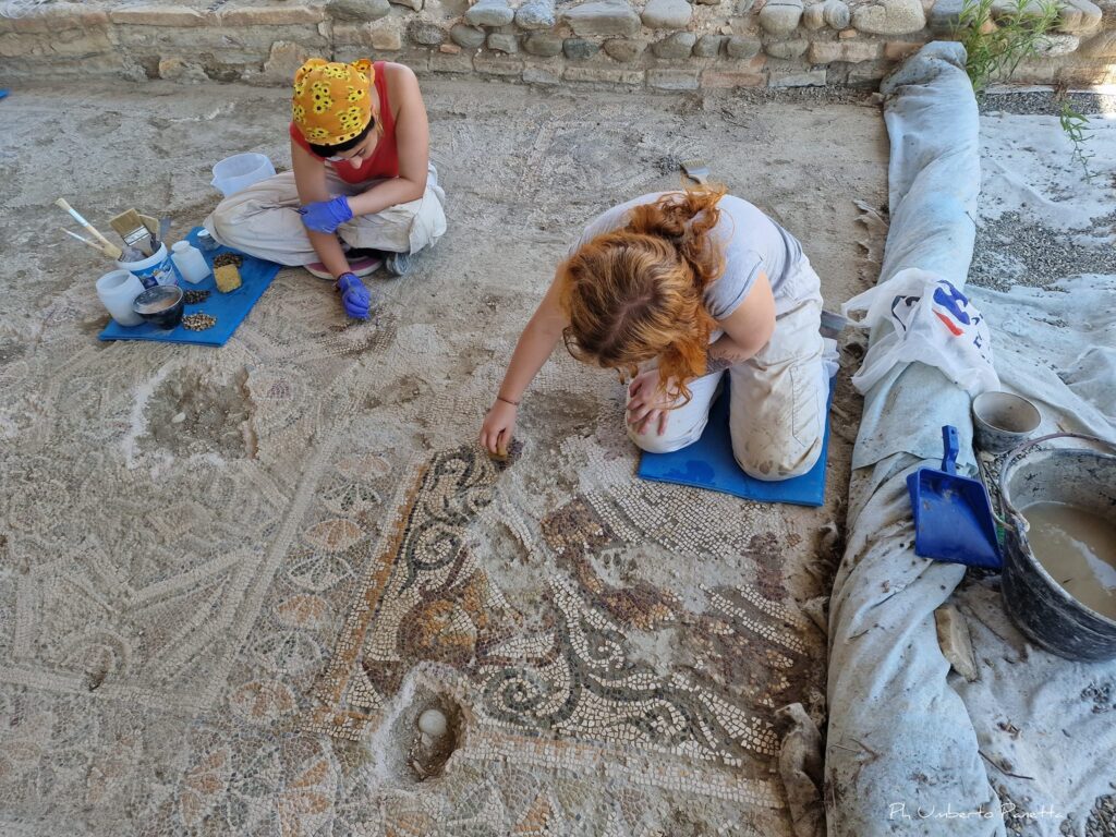 359445190 3042813952529753 7189021250445456074 n - Casignana, restaurato il mosaico di Dioniso. E’ un tripudio di colori - 23 359445190 3042813952529753 7189021250445456074 n - Meraviglie di Calabria - 22