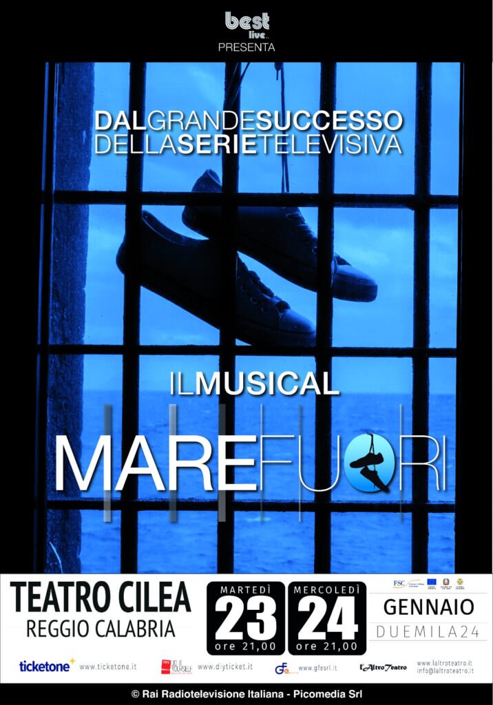 LOCANDINA MUSICAL MARE FUORI - Se il teen drama diventa musical: Mare Fuori al Cilea di Reggio Calabria - 3 LOCANDINA MUSICAL MARE FUORI - Meraviglie di Calabria - 2