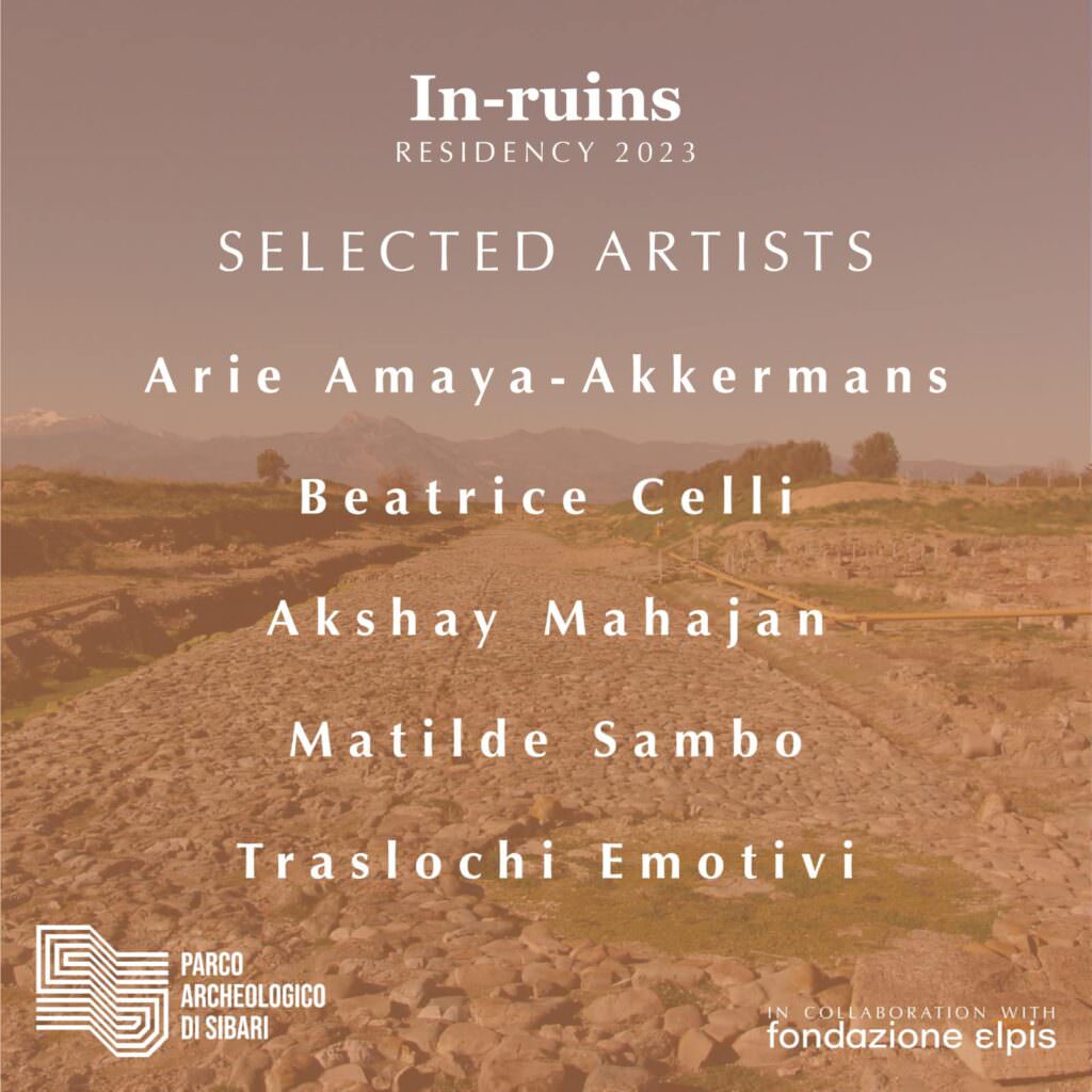 in ruis manifesto - Se l'arte contemporanea incontra l'archeologia, è la Calabria di In-Ruins 2023 - 7 in ruis manifesto - Meraviglie di Calabria - 6