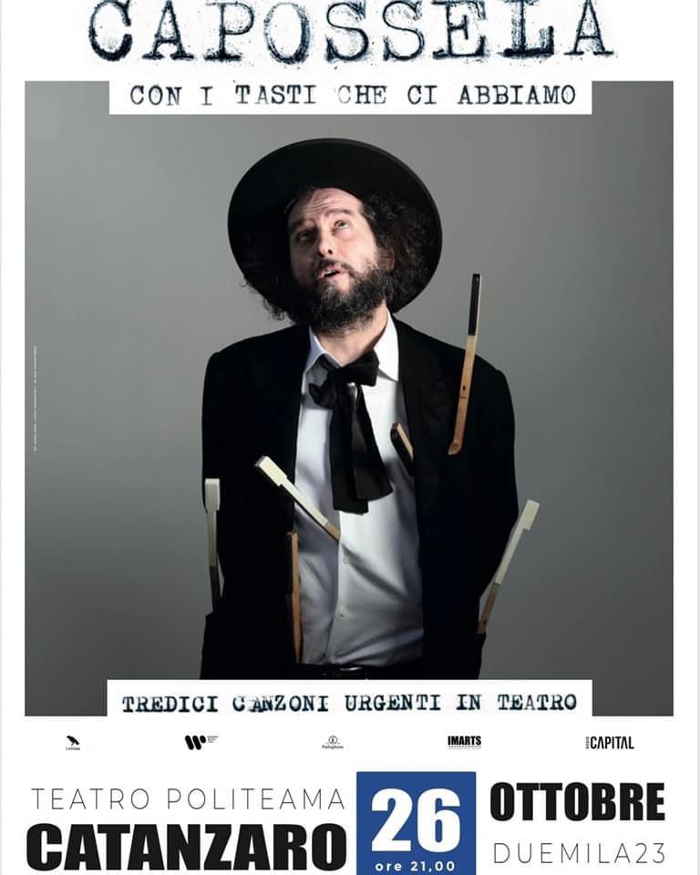 Capossela Catanzaro 26 ottobre - Il Politeama di Catanzaro è il teatro d'autunno di Vinicio Capossela - 3 Capossela Catanzaro 26 ottobre - Meraviglie di Calabria - 2