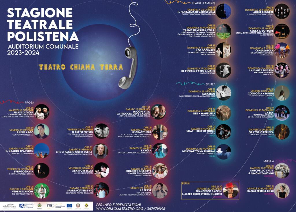 locandina due 1 - Dire e fare teatro: al via la stagione teatrale di Dracma per Polistena - 5 locandina due 1 - Meraviglie di Calabria - 4