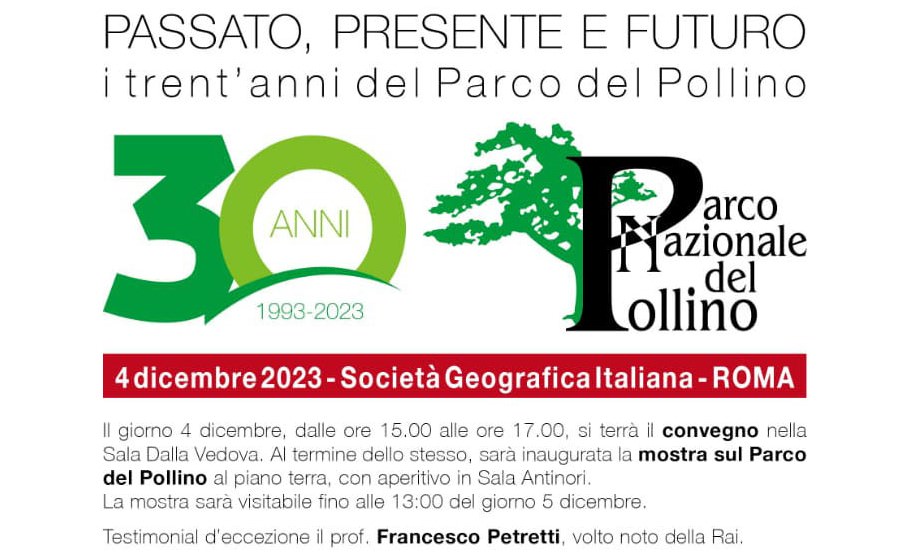 locandina 30 nni n - Trent'anni di Parco Nazionale del Pollino: c'è ancora da celebrare per raccontare - 17 locandina 30 nni n - Meraviglie di Calabria - 16