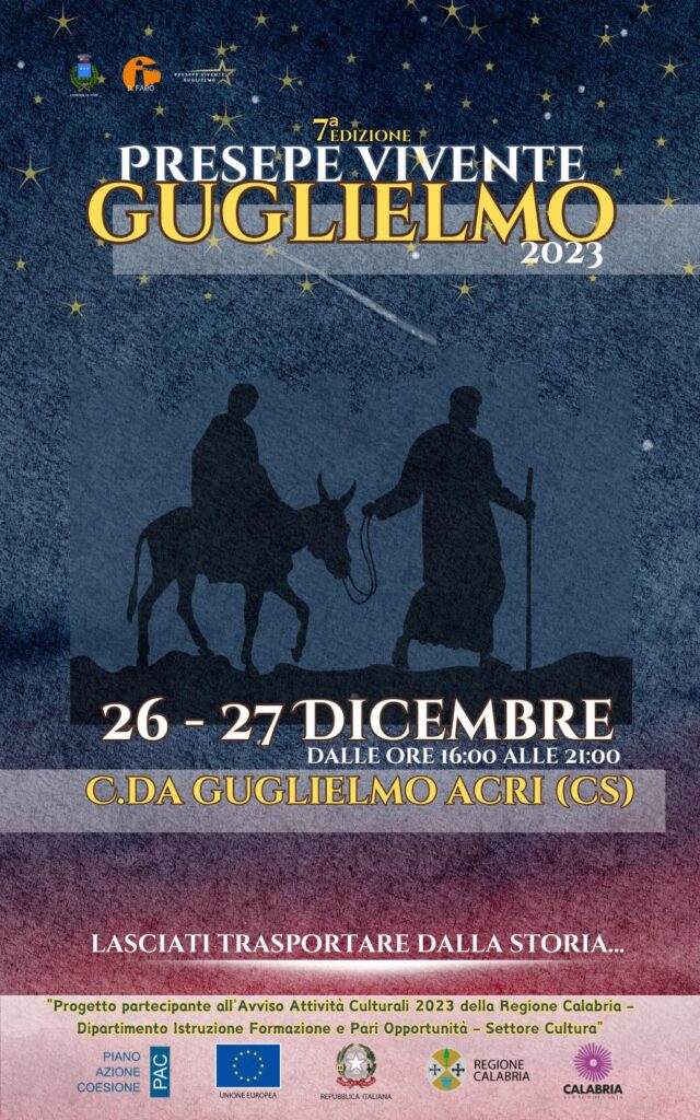 locandinan - Tempo di Attesa: ad Acri è quasi Betlemme, in corso i preparativi del Presepe Vivente Guglielmo - 7 locandinan - Meraviglie di Calabria - 6