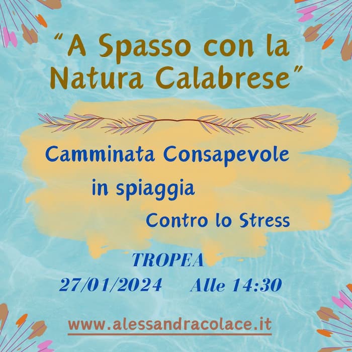 Camminata Consapevole in Spiaggia a Tropea 27 Gennaio 2024 - Meraviglie di Calabria - 4