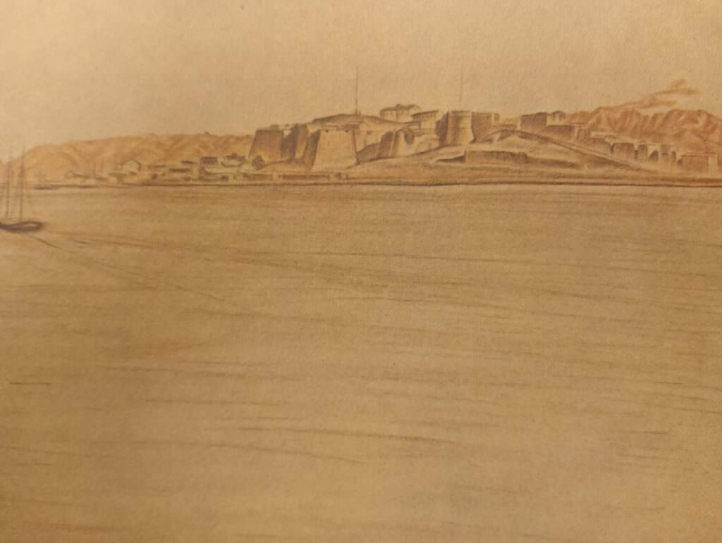Crotone dal mare - Le visioni oniriche della Calabria nelle opere di Theodore Brenson - 17 Crotone dal mare - Meraviglie di Calabria - 16