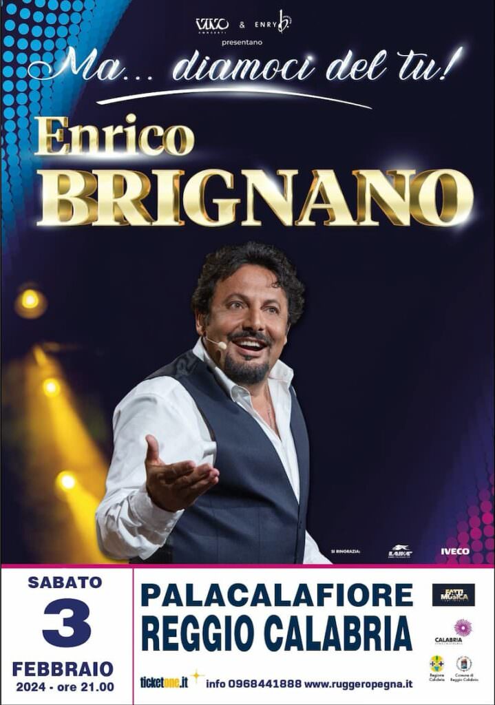 Enrico Brignano in Ma . diamoci del tu 3 Febbraio 2024 Palacalafiore Reggio Calabria - Meraviglie di Calabria - 405