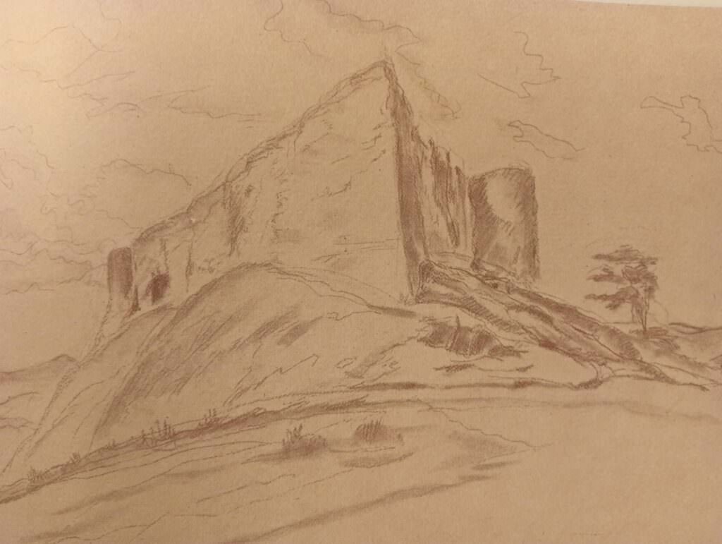 Il castello di Vibo Valentia - Le visioni oniriche della Calabria nelle opere di Theodore Brenson - 7 Il castello di Vibo Valentia - Meraviglie di Calabria - 6