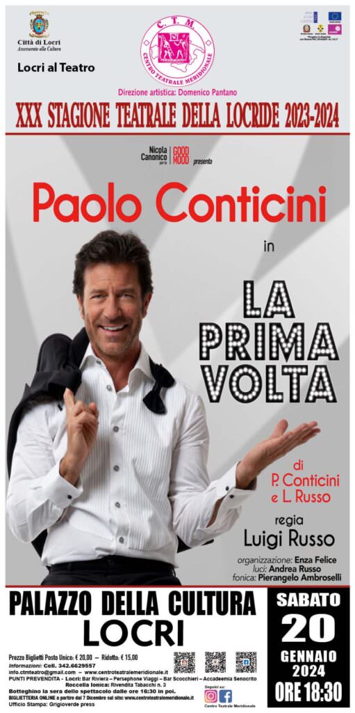 Locandina LA PRIMA VOLTA. XXX Stagione teatrale della Locride - Meraviglie di Calabria - 139