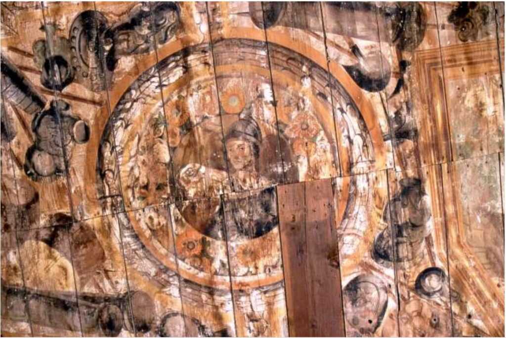 Particolare soffitto battaglia di Lepanto - Castello “Barracco” di Caccuri, verso la dichiarazione di interesse culturale - 7 Particolare soffitto battaglia di Lepanto - Meraviglie di Calabria - 6