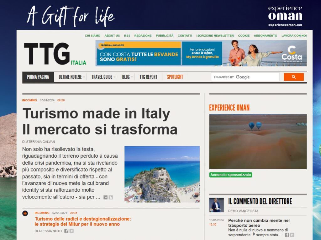 TROPEA TTGITALIA - Tropea su TTG: tra le 10 mete da non perdere nel 2024 - 3 TROPEA TTGITALIA - Meraviglie di Calabria - 2