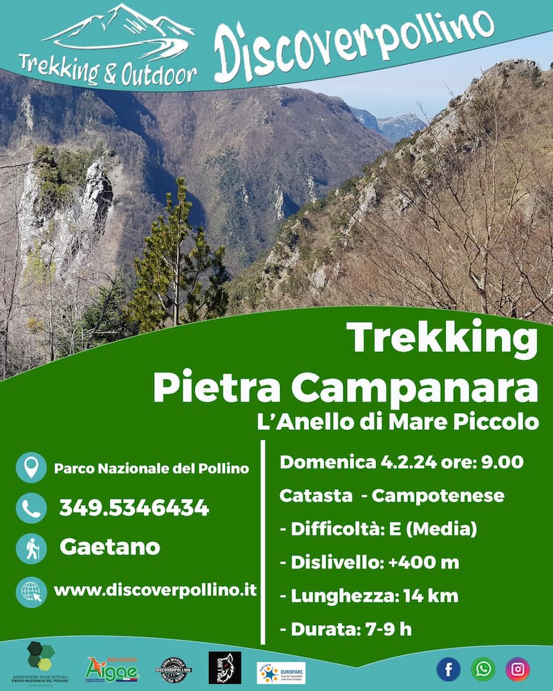 Trekking Pietra Campanara Lanello di Marepiccolo 4 Febbraio 2024 Pollino - Meraviglie di Calabria - 407