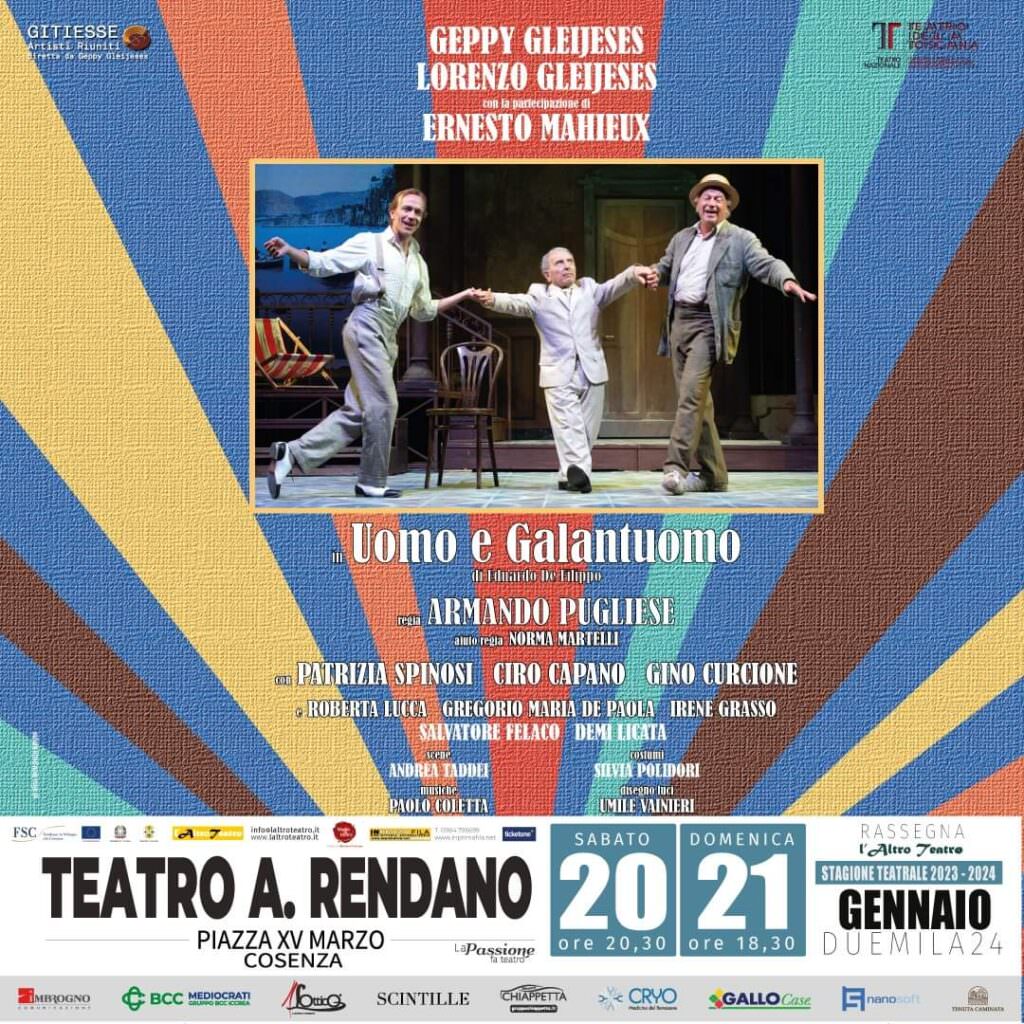 Uomo e Galantuomo - Al Rendano in scena la commedia di De Filippo - 3 Uomo e Galantuomo - Meraviglie di Calabria - 2